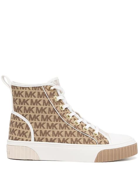 michael kors brooke high top sneakers|Michael Kors gertie high top.